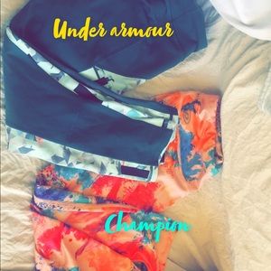 Two pairs of Capri leggings